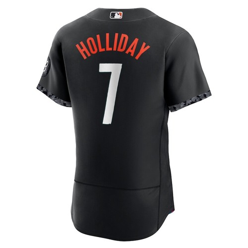 Baltimore Orioles Jackson Holliday Nike Black City Connect Authentic MLB Jersey - Picture 3 of 3