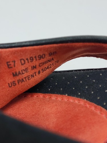 Cole Haan Sandals Womens 9 NikeAir Soles Thong Flip Flops Black Red White - Imagen 12 de 12