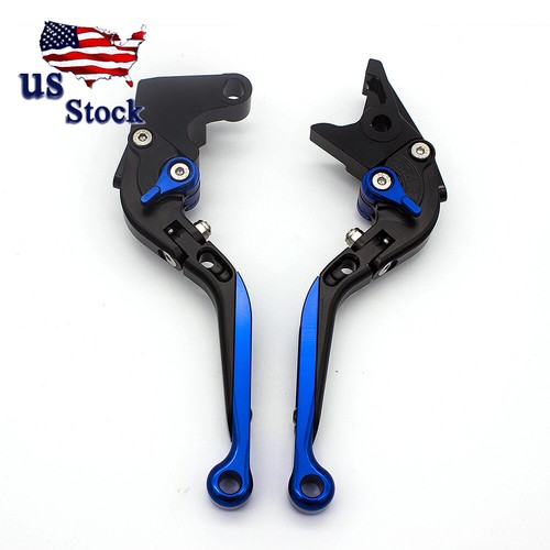 CNC Folding Brake Clutch Levers Black For Yamaha YFM 700 Raptor 700R 2007-24 23 - Picture 1 of 6