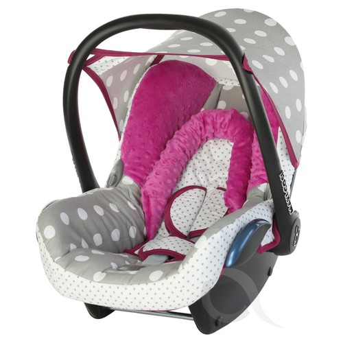 Repuesto de funda de asiento de coche para Maxi Cosi CabrioFix 0+ portabebés JUEGO COMPLETO - Imagen 26 de 56