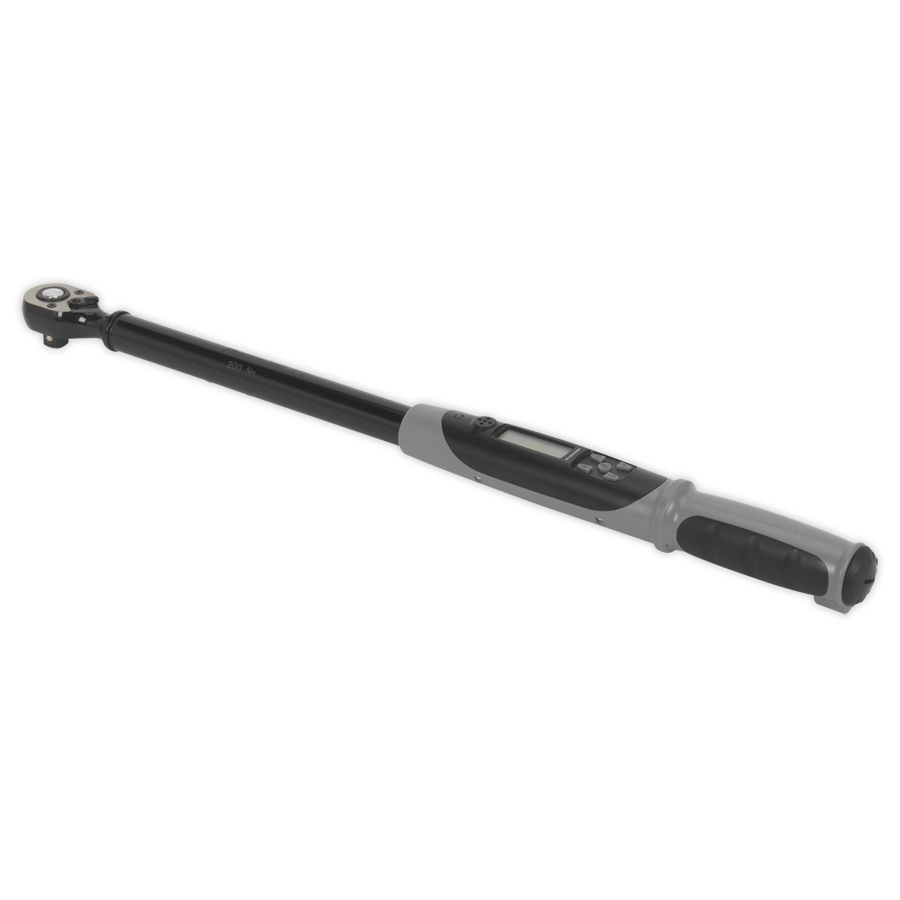 - Sealey Angle Torque Wrench Digital 1/2"sq Drive 20-200Nm(14.7-147.5Lb.ft) Black Series Stw306B - Image 11