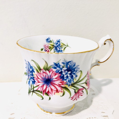 Taza de té y platillo paragon cita a Su Majestad Reina hueso fino porcelana Inglaterra - Imagen 3 de 5