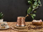 Copper Coffee Maker Pot Compatible with Induction Stove Electric Stove, Cezve