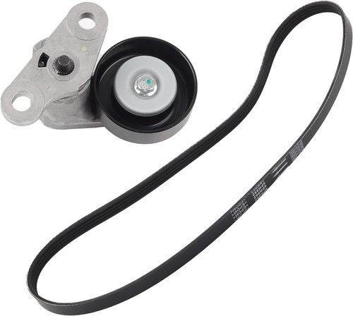 Drive Belt Tensioner Pulley - Compatible With 2007 - 2016 GMC Acadia 2008 2009 2010 2011 2012 2013 2014 2015 - View #6