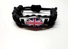 British Heritage Pride Adjustable Fashion Bracelet United Kingdom Flag Charm