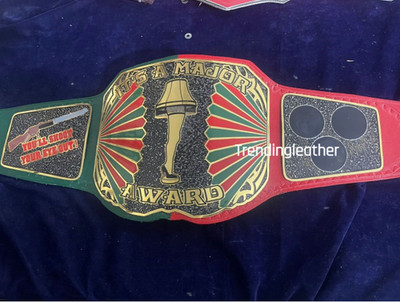 ITS Major Award Championship  Belt Adult Size Zinc Plates