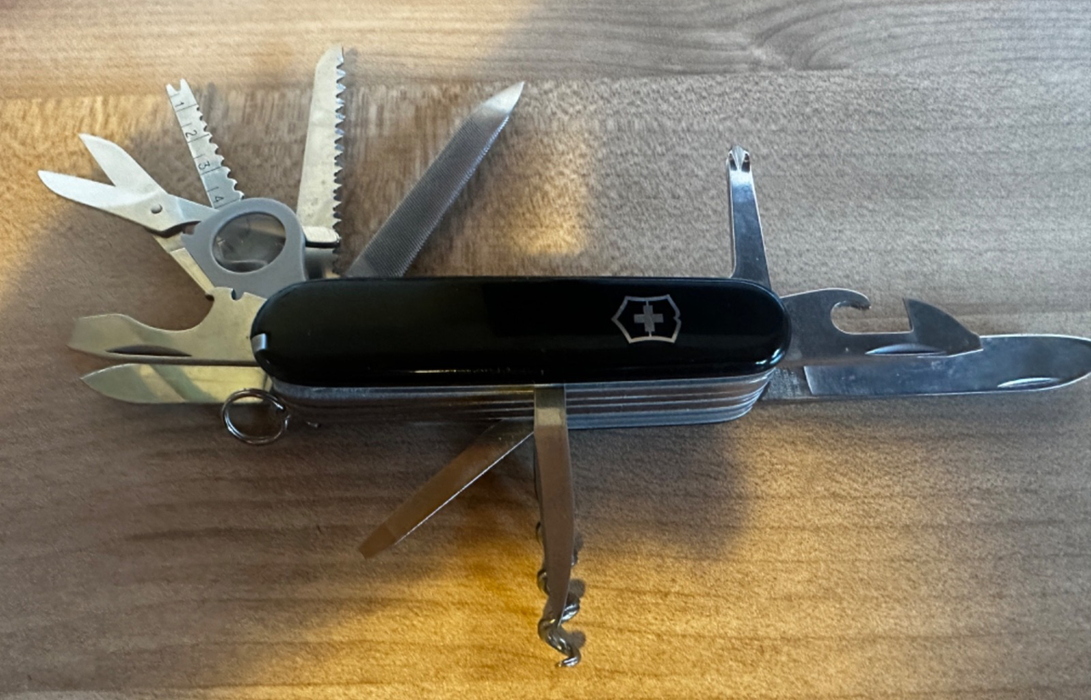 1970-80s Vintage VICTORINOX Champion C Swiss Army Knife Multi-Tool