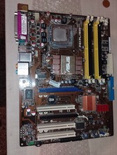 MOTHERBOARD Asus P5KPL-1600 INTEL 775 + cpu SATA+IDE USB AUDIO LAN ATX WORKING