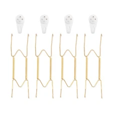 Bilillo 4 Pack Plate Hangers for The Wall, Suitable for 9-11 inch Art Plate, ...