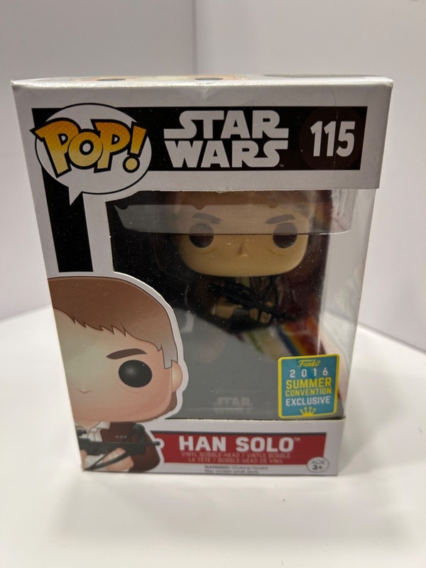 Funko Pop #115 Han Solo (Star Wars) SDCC 2016 Shared w/ protector