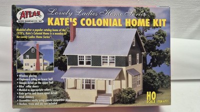 Atlas H0 Bausatz 1:87, Kate's Colonial Home Kit # 711 Lovely Ladies Home Series