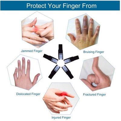 Adjustable Finger Straps for Dislocated Joints - Pack of 10
