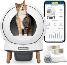 PetSafe ScoopFree SmartSpin Self-Cleaning Cat Litter Box Advanced Odor Control,
