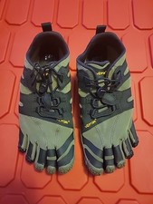Vibram FiveFinger V-Trail 2.0 Olive Green/Black Womens Size 7-7.5 19W7602