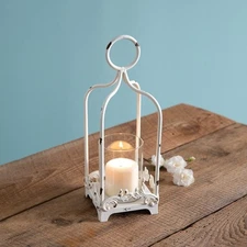 Charming Small Cordelia Lantern Glass Chimney Home Decorative Collectible