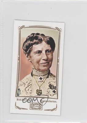 2009 Topps Mayo Mini Mayo Back Clara Barton #144 Rookie RC 0a1