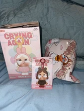 Pop Mart Crying Again Series Blind Box Toy Figure - Sealed Bag/Open Box