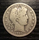 1903-S Barber Silver Half Dollar, G. B151