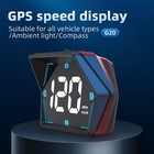 Universal Car Digital Speedometer Gps Hud Head Up Display Mph Overspeed Alarm Us