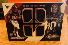 2014 Panini Absolute Jadeveon Clowney TOOLS OF THE TRADE Quad Relic #46/249