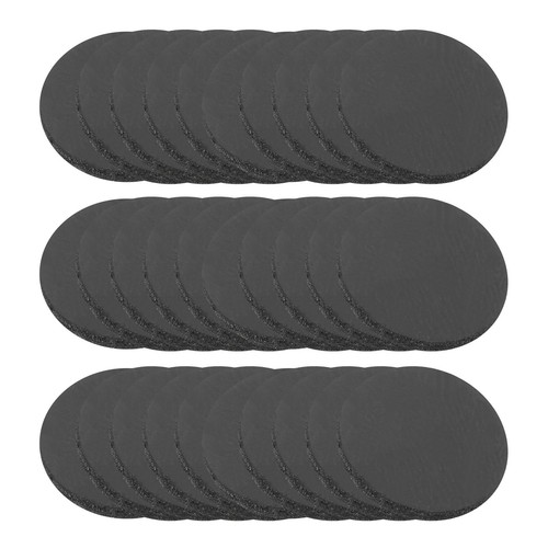 30 Pcs 15mm Dia x 1.5mm Rubber Solid Discs Washers Round Gasket Pad ...