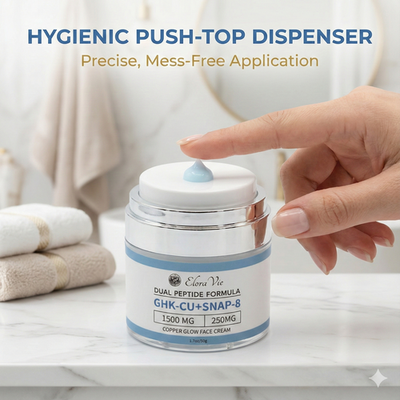 ghk cu snap 8 cream GHK-CU + SNAP-8 Dual Peptide Anti-Aging Copper Glow Face Cream add Derma  Roller