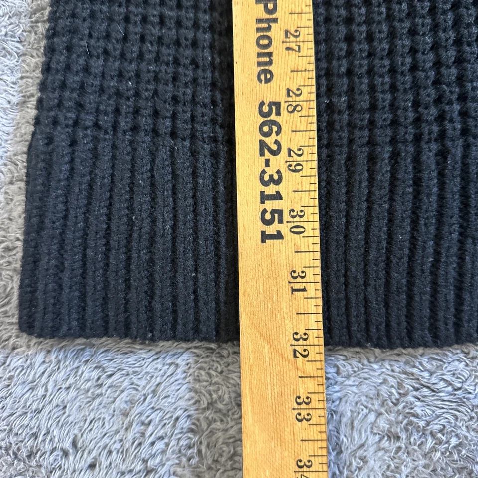 Cárdigan Suéter Michael Kors Mujer Manga Corta Cuello Simulado Botón a Presión Negro S/P Foto 3 de 4