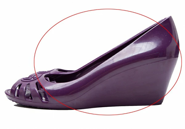 GUCCI Rubber Heel Sandals Purple 23.5 [Ladies] thumbnail 7