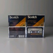 4x Audiokassetten Konvolut Scotch 3M Superfer...