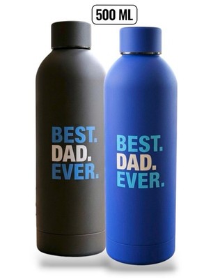 Vatertag bester Vater doppelwandige Flasche Geburtstag Weihnachten Jahrestag Geschenk UK