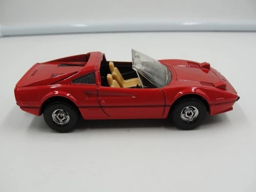 Vintage Corgi Toys 298 Red Ferrari 308 GTS Magnum PI TV Show.