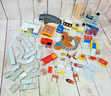55 pcs Vintage Galoob 1980's 90s Micro Machines City Playset Tracks Lot