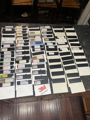 Atari Diskette Lot Games Utilities Music 79 Partially Tested