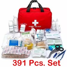 391pcs First Aid Kit, Multi-purpose Emergency Medical Supplies Portable Medical