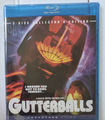 Gutterballs Blu-ray Ryan Nicholson PIN-ETRATION EDITION Unearthed Films 2-discs