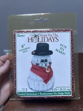 Darice Home For The Holidays Beaded Snowman Kit