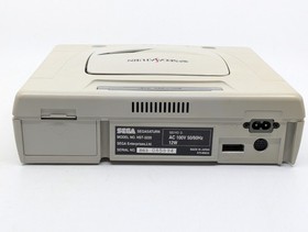 Sega Saturn White HST-3220 NTSC-J Japan Tested w/ FIGHTERS MEGAMIX