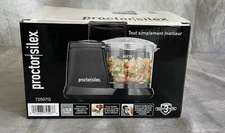 Proctor Silex Matte Black 1.5 cups Food Chopper NEW