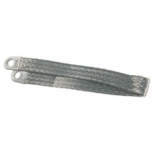 GROTE 84-9465 Ground Strap Braided,Silver 2FFT3