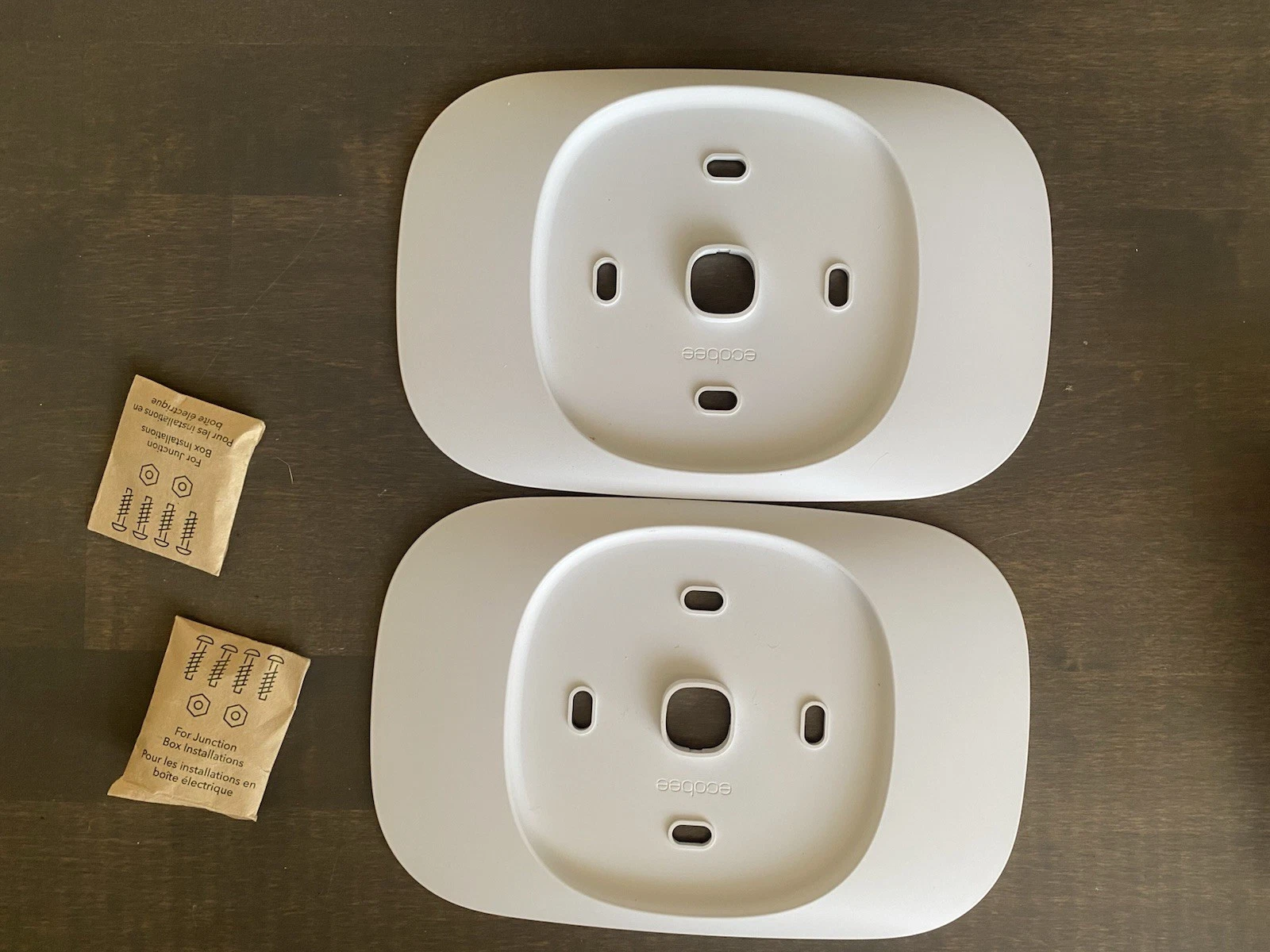 (2) Ecobee Trim Plate for Smart Thermostat Essential – WiFi Thermostat Accessory