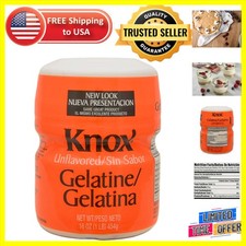 Natural Unflavored Gelatin - 16 Ounce for Perfectly Jelled Culinary Delights