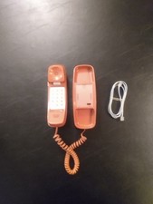 AT T Slimline 210 Telephone Light Maroon