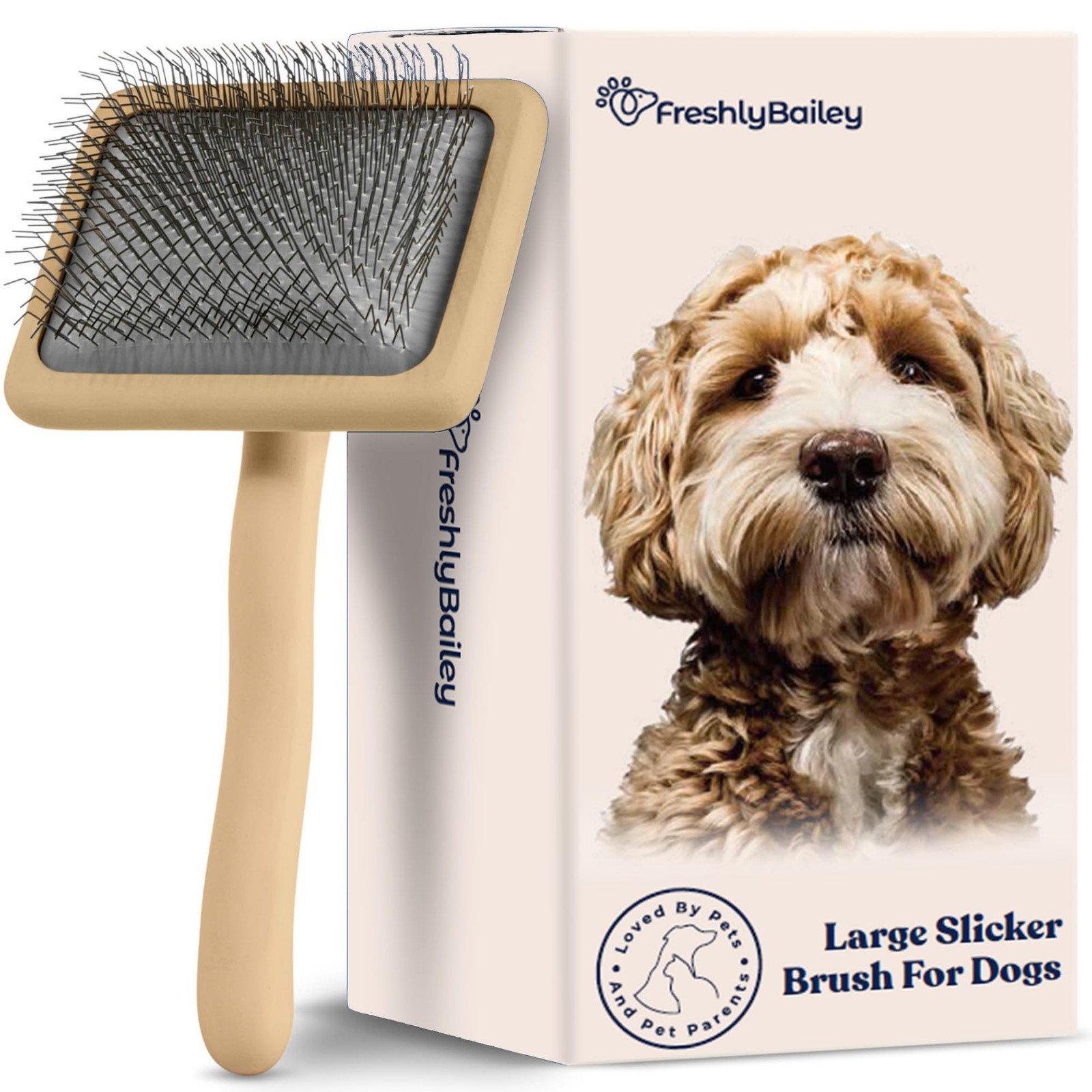 Doodle Slicker Dog Brush - Perfect For Goldendoodle & Poodle