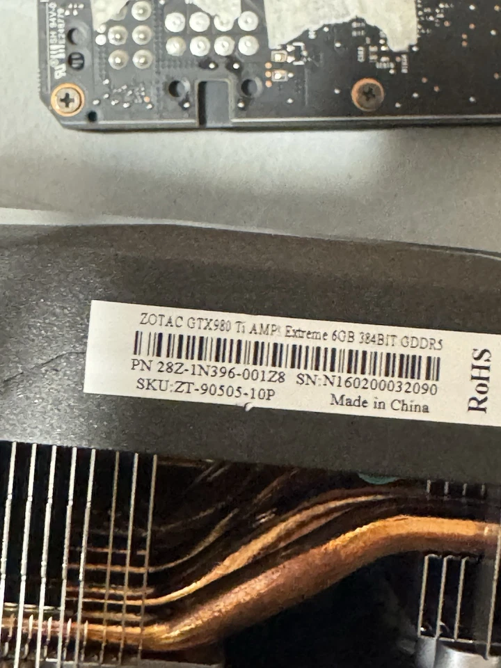 ZOTAC GeForce GTX 980 Ti AMP Extreme Edition 6GB  - Image 4 of 4