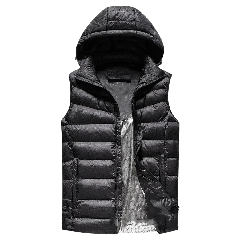 Printed Heated Vest – Unisex Electric Heated Gilet with 3 Temperature Settings