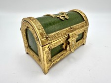 Antique Art Nouveau Casket Trinket Box Lined NO kEY