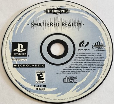Animorphs: Shattered Reality (PlayStation, PS1) DISC ONLY | NO TRACKING | M3154