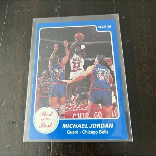 Star '86 Best of the Best Michael Jordan Chicago Bulls 9/15 Card