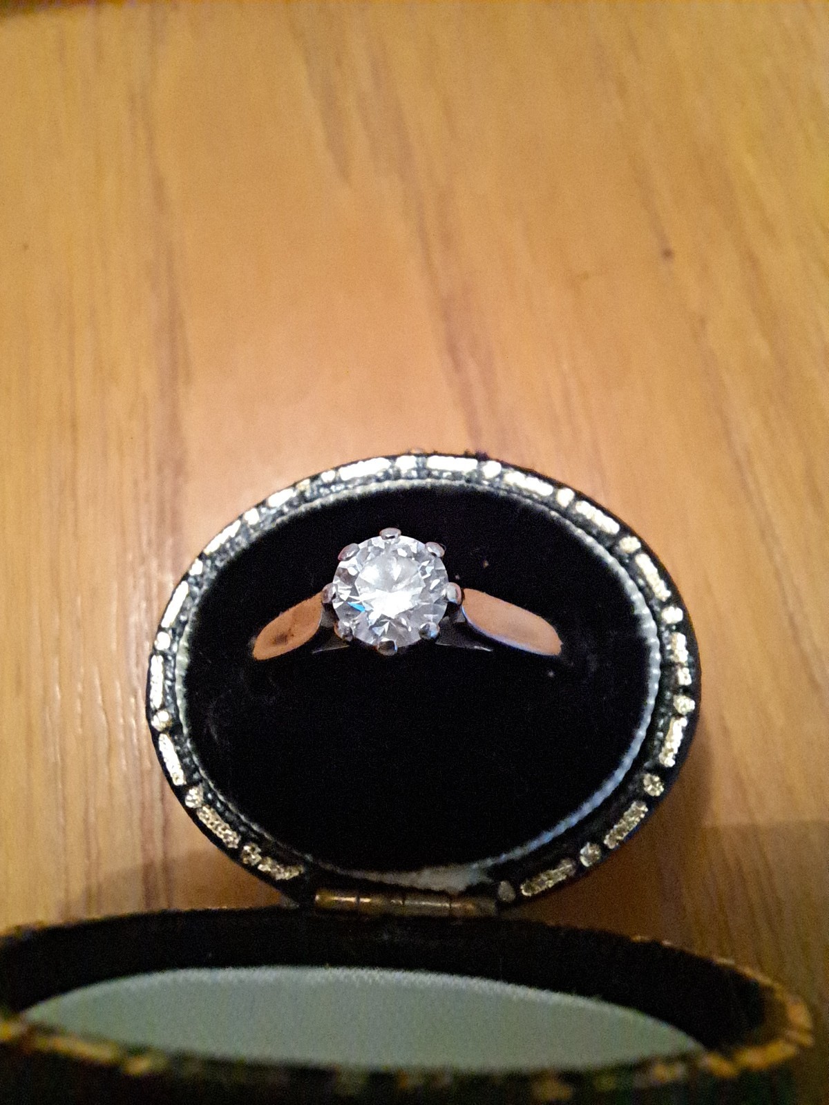 Stunning  Natural Diamond Solitaire Ring 