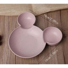 Mickey Mouse Kids Baby Bowl, Lunch , Snack, Plate, Pink